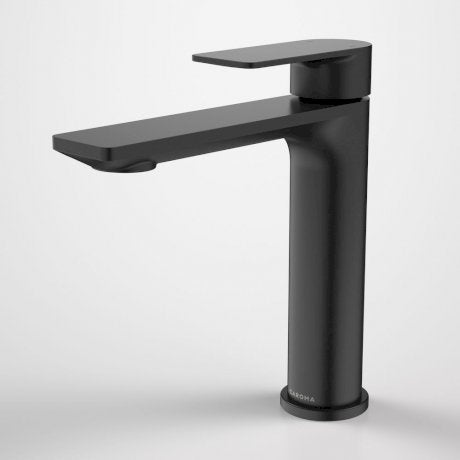 Caroma Urbane II Lead Free Mid Tower Basin Mixer Matte Black