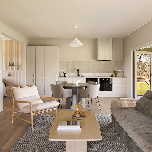 Castella Gallant Handle Brushed Nickel Build her collective x the blue space kitchen collaboration