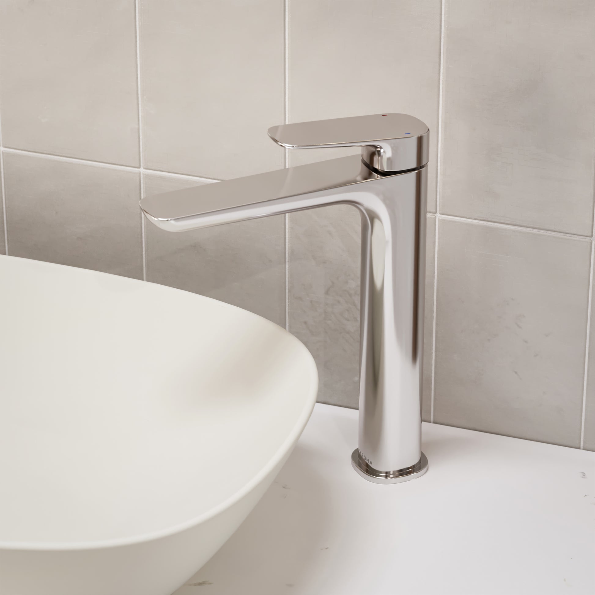 Caroma Contura II Tower Basin Mixer - Chrome