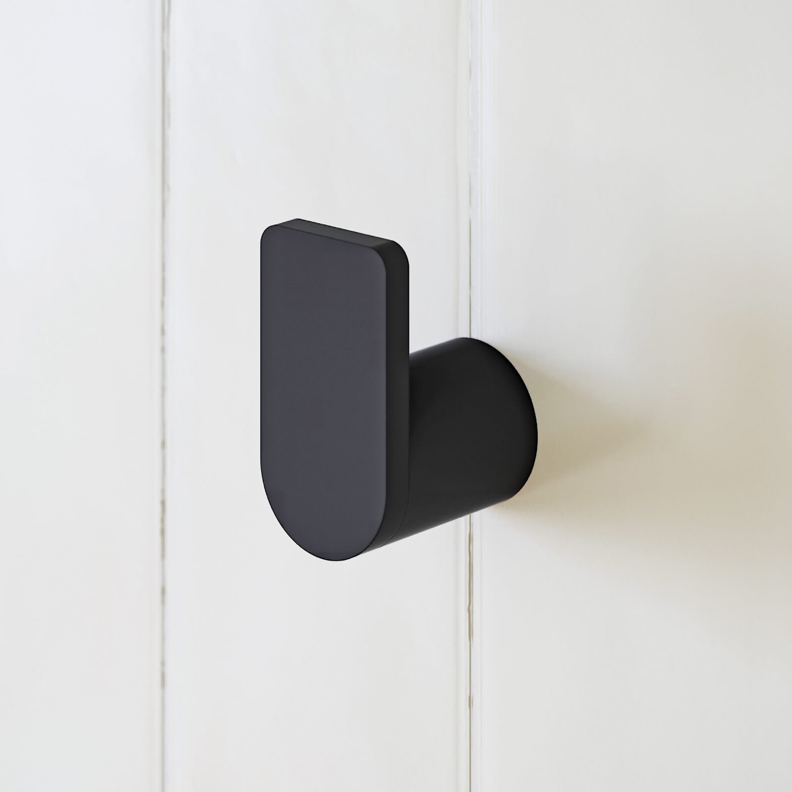 Caroma Urbane II Robe Hook Matte Black - The Blue Space