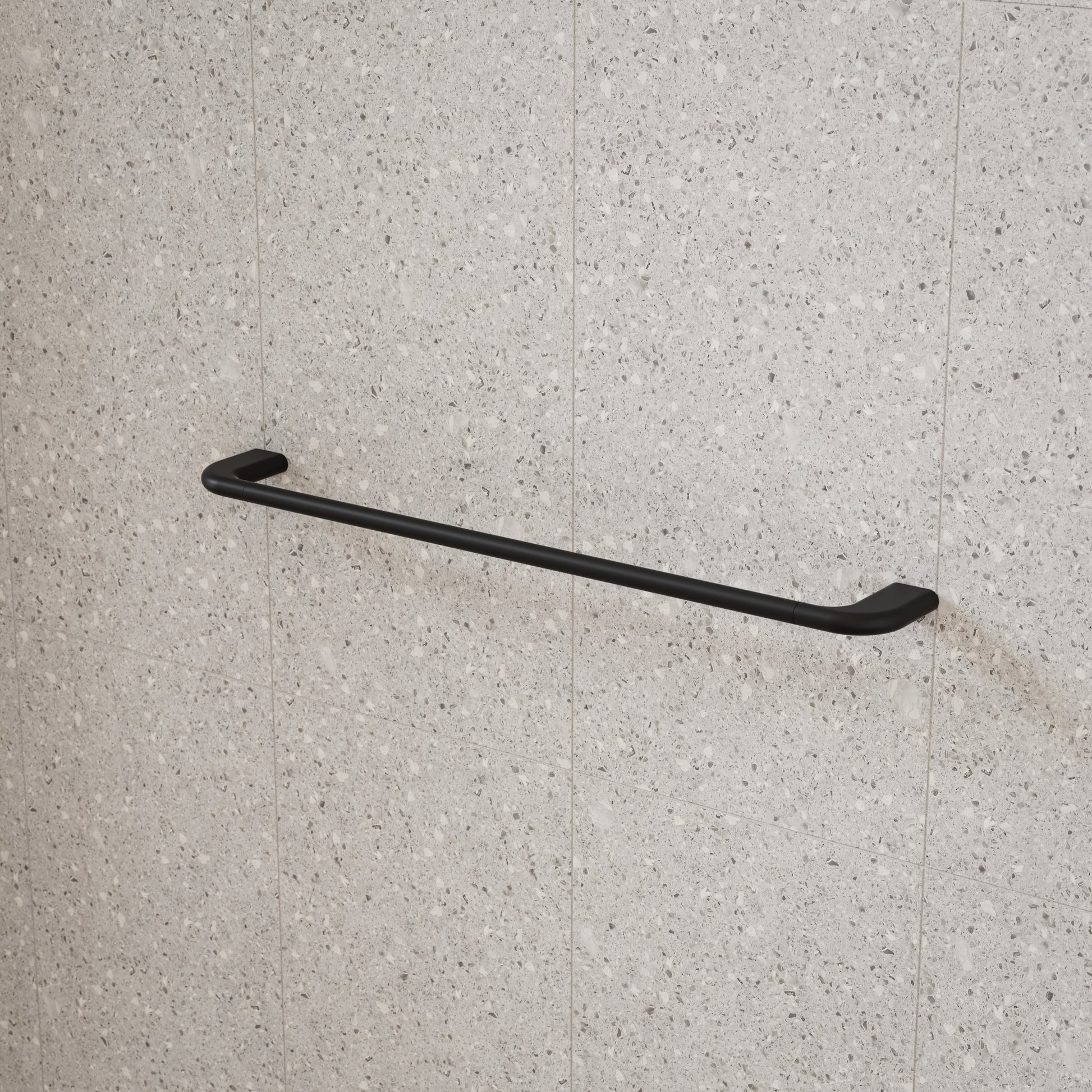 Caroma Contura II 620mm Single Towel Rail - Matte Black
