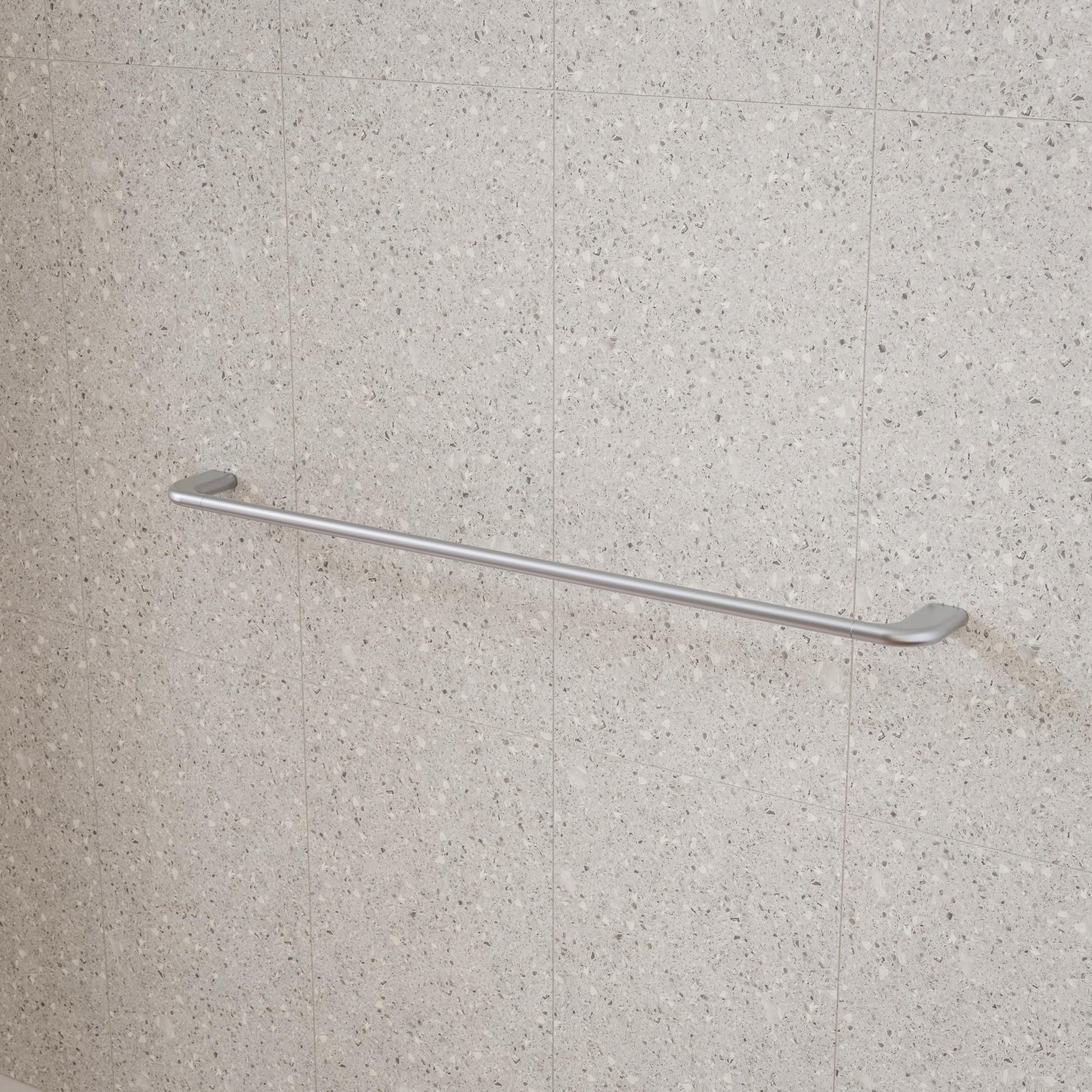 Caroma Contura II 820mm Single Towel Rail - Brushed Nickel