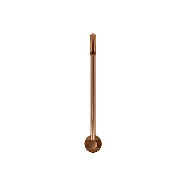 Meir Round High Rise Shower Arm Lustre Bronze