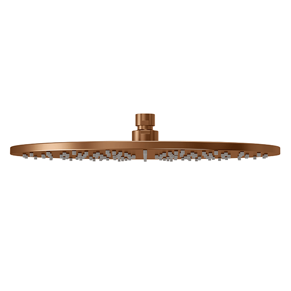 Meir Round Shower Rose 300mm Lustre Bronze