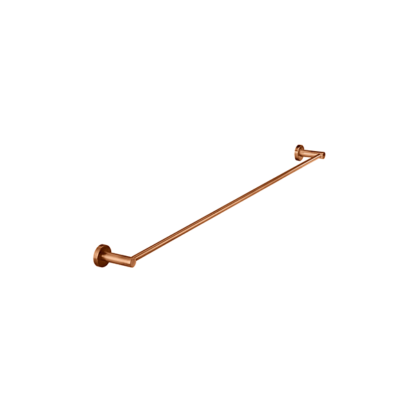 Meir Round Single Towel Rail Lustre Bronze 600mm