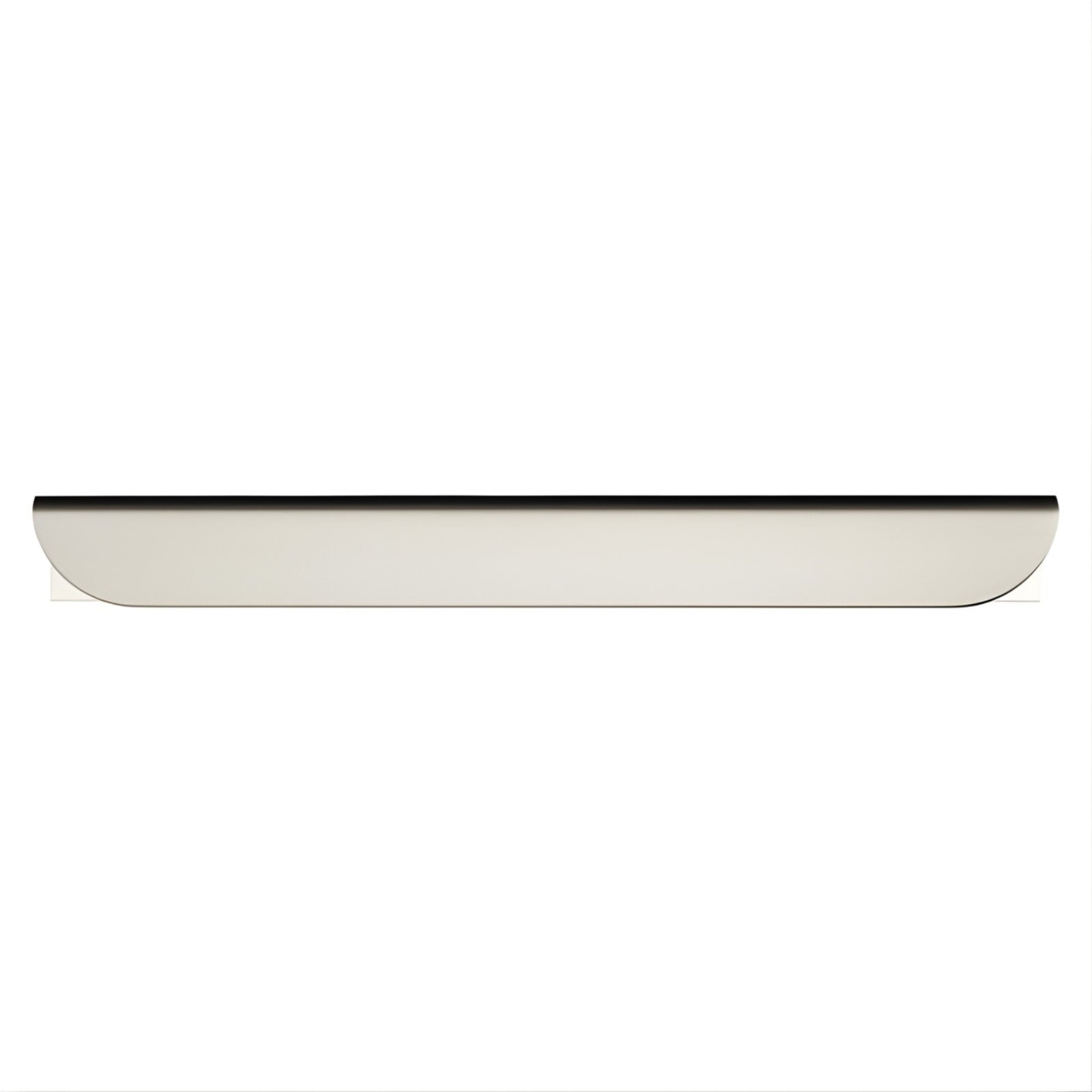 Meir Öppen Edge-Pull 150mm Cabinet Handle Brushed Nickel MRCH-1E15N-PVDBN - The Blue Space