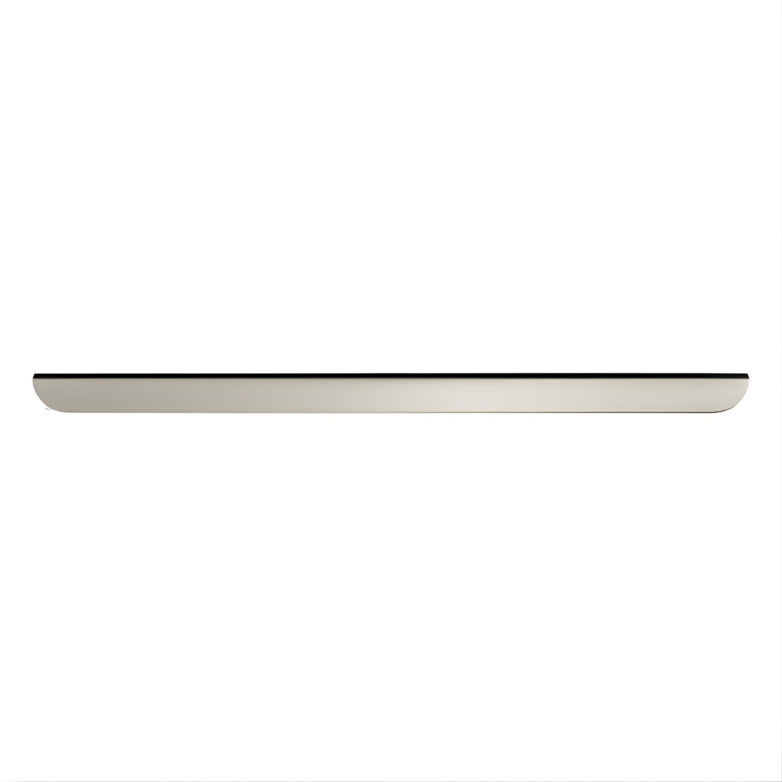 Meir Öppen Edge-Pull 300mm Cabinet Handle Brushed Nickel MRCH-1E30N-PVDBN - The Blue Space