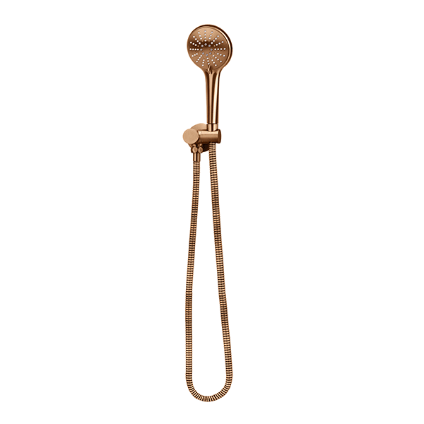 Meir Round 3 Function Hand Shower on Swivel Bracket Lustre Bronze