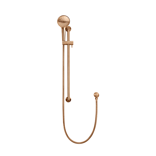 Meir Round 3 Function Rail Shower Lustre Bronze
