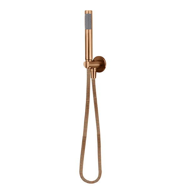 Meir Round Hand Shower on Bracket Lustre Bronze
