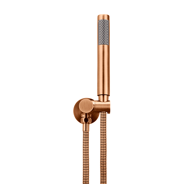 Meir Round Hand Shower on Swivel Bracket Lustre Bronze