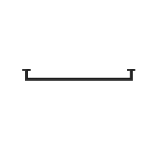 Buy Nero Dolce Single Towel Rail 700mm - Matte Black NR3630MB | The Blue Space
