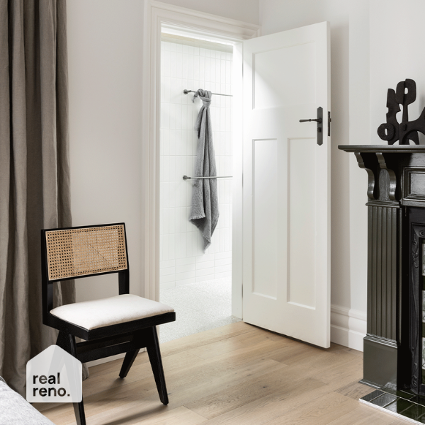 Meir Round Single Towel Rail 600mm Shadow - The Blue Space Real Reno