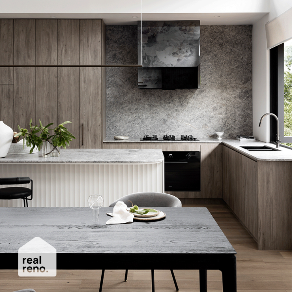 Meir Round Piccola Pull Out Kitchen Mixer Tap Shadow - The Blue Space Real Reno