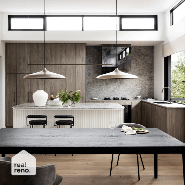 Meir Round Piccola Pull Out Kitchen Mixer Tap Shadow - The Blue Space Real Reno