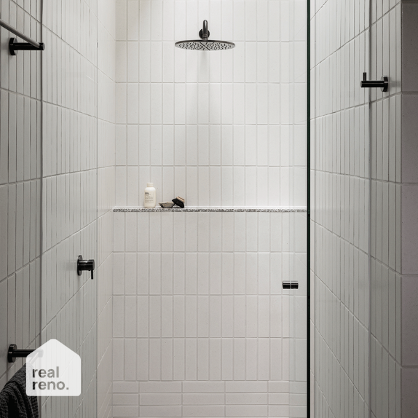 Meir Round Shower Head 300mm Shadow - The Blue Space Real Reno