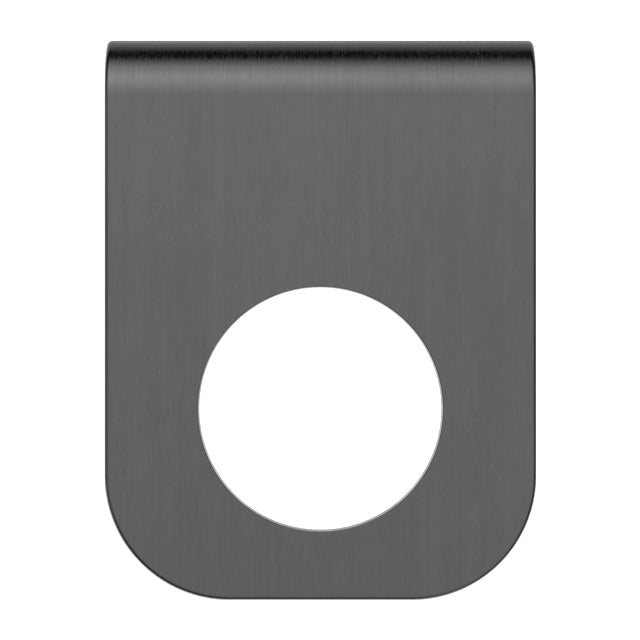 Mecca Soap Bottle Holder Gun Metal topview NR1985GM | The Blue Space