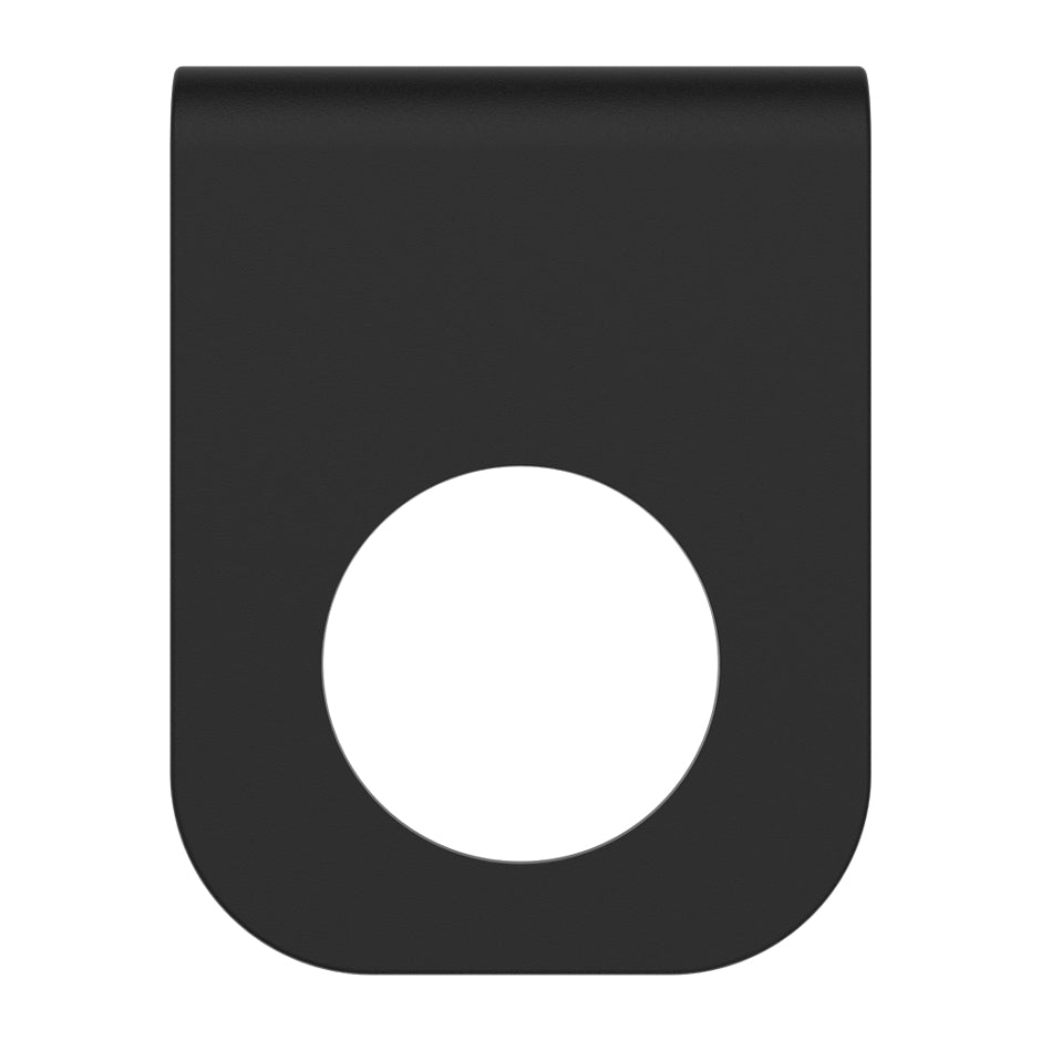 Mecca Soap Bottle Holder Matte Black top view NR1985MB | The Blue Space