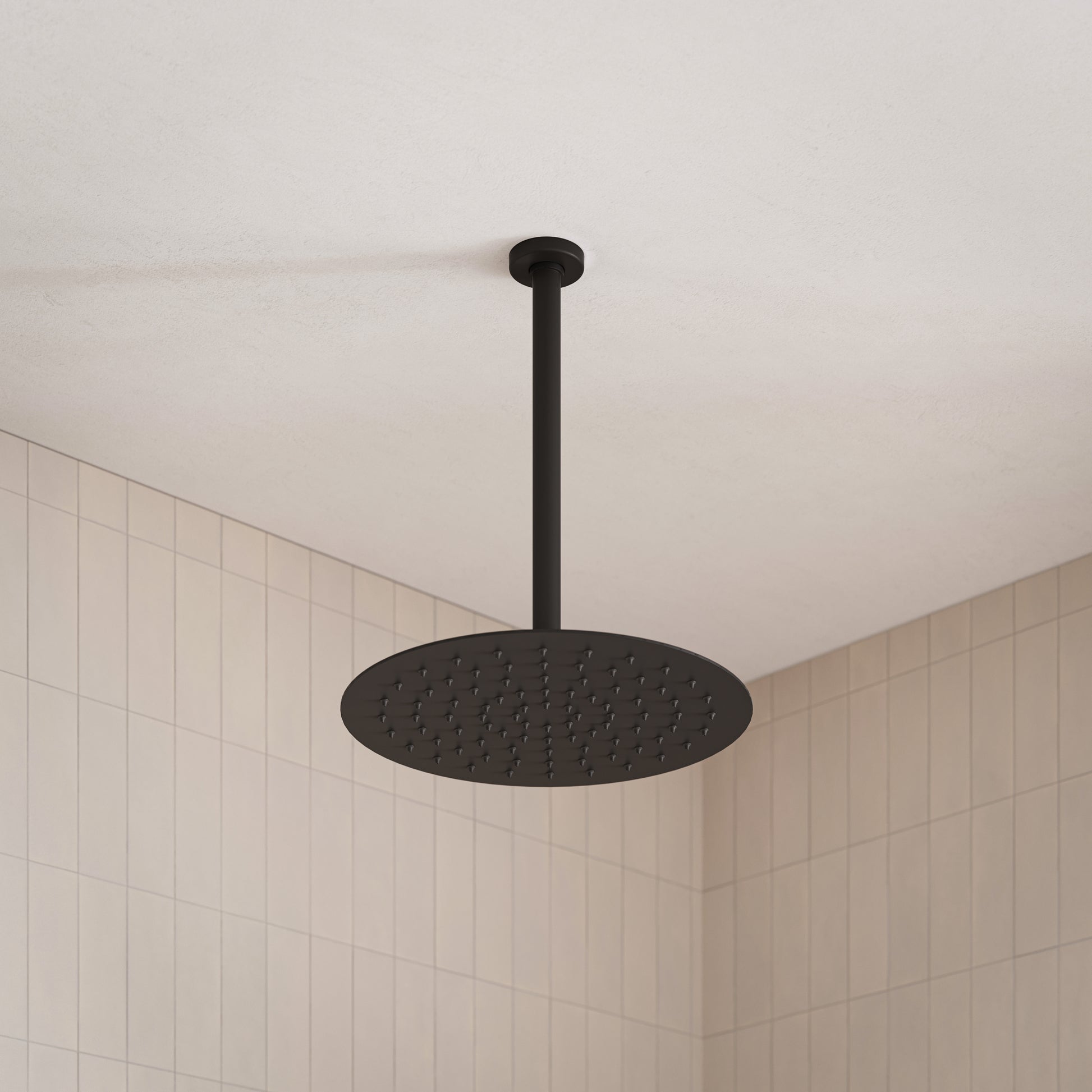 Caroma Urbane II Ceiling Arm 300mm Matte Black