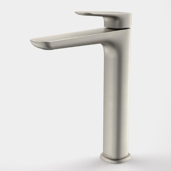 Caroma Contura II Tower Basin Mixer - Brushed Nickel 849063BN6AF