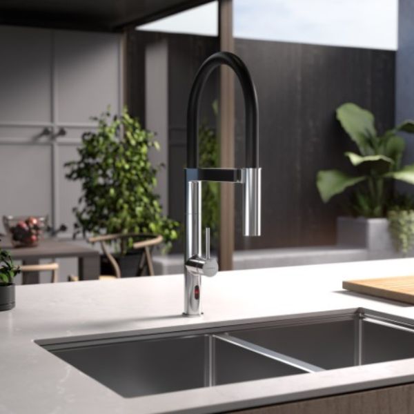 Caroma Liano II Pull Down Sensor Sink Mixer with Dual Spray - The Blue Space