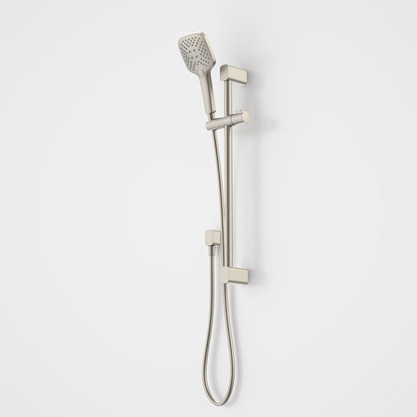 Caroma Luna Multifunctional Rail Shower Brushed Nickel - The Blue Space