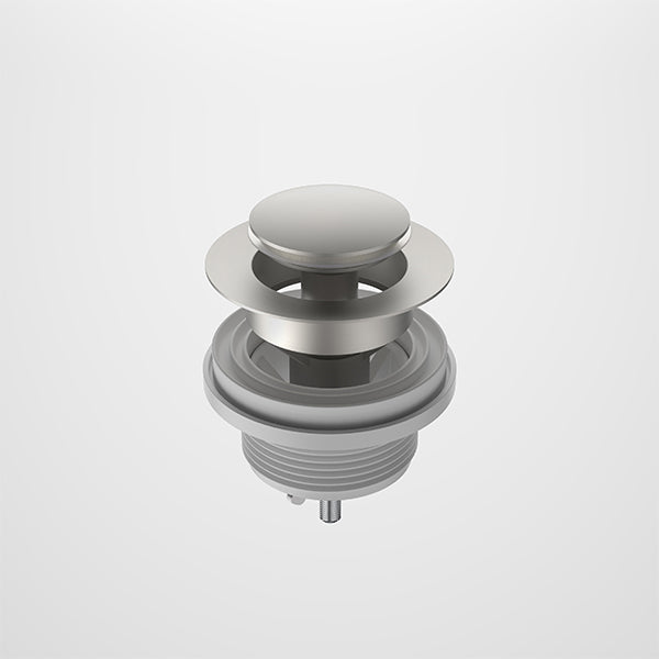 Caroma Bath Pop-up Plug & Waste Brushed Nickel - The Blue Space