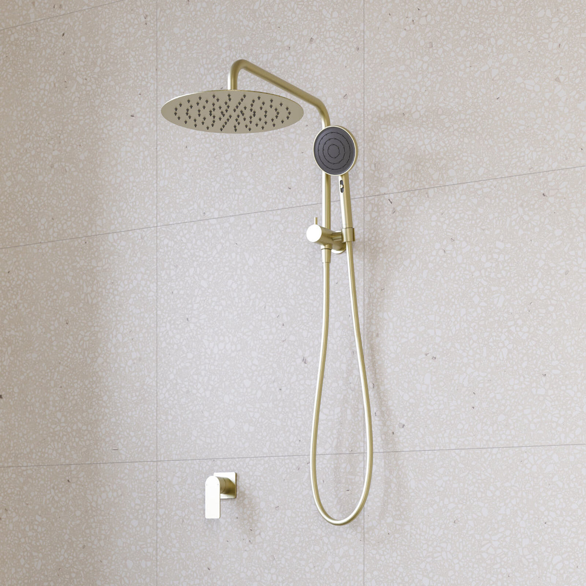 Caroma Urbane II Compact Twin Shower Mixer Chrome | The Blue Space