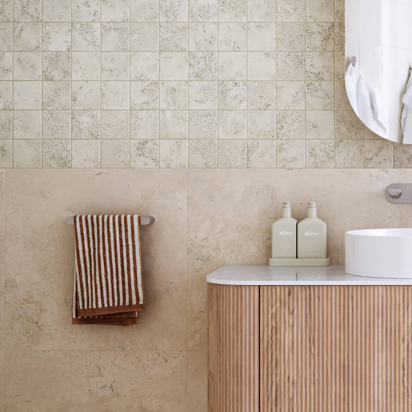 Caroma Urbane II Hand Towel Rail Lifestyle | The Blue Space