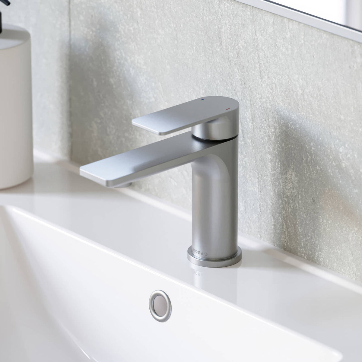 Caroma Urbane II Lead Free Basin Mixer Brushed Nickel 98608BN6AF | The Blue Space