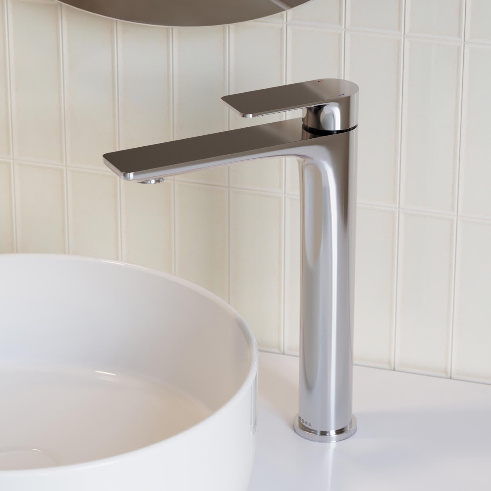 Caroma Urbane II Lead Free Tower Basin Mixer Chrome | The Blue Space