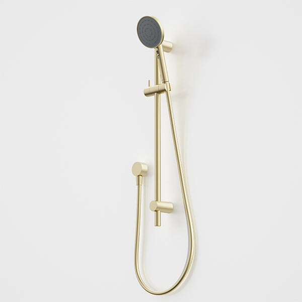 Caroma Urbane II Rail Shower Brushed Brass - The Blue Space