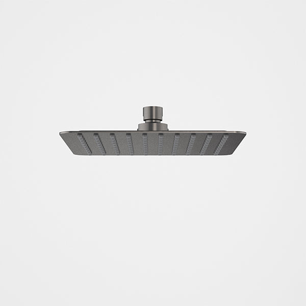 Caroma Urbane II Square Rain Shower Head 200mm Gunmetal - The Blue Space