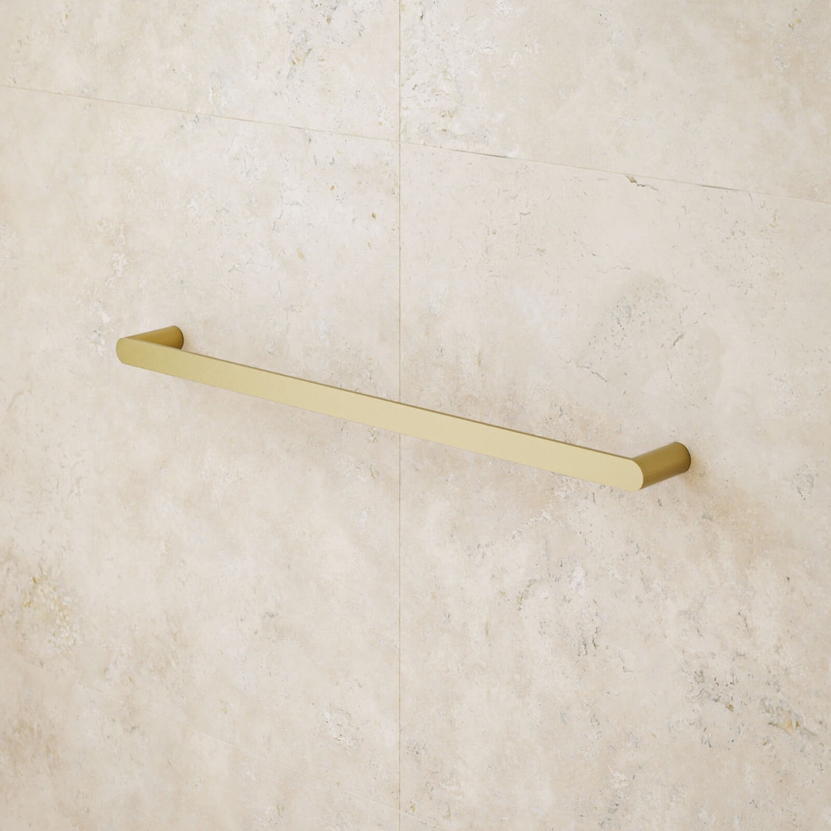 Caroma Urbane II Single Towel Rail 625 mm Brushed Brass | The Blue Space