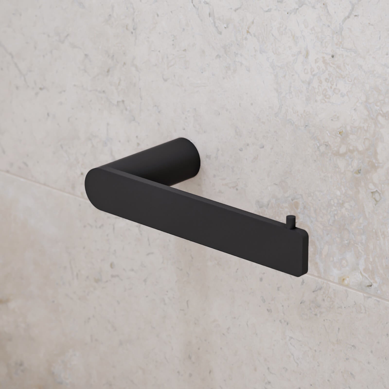 Caroma Urbane II Toilet Roll Holder Matte Black - The Blue Space