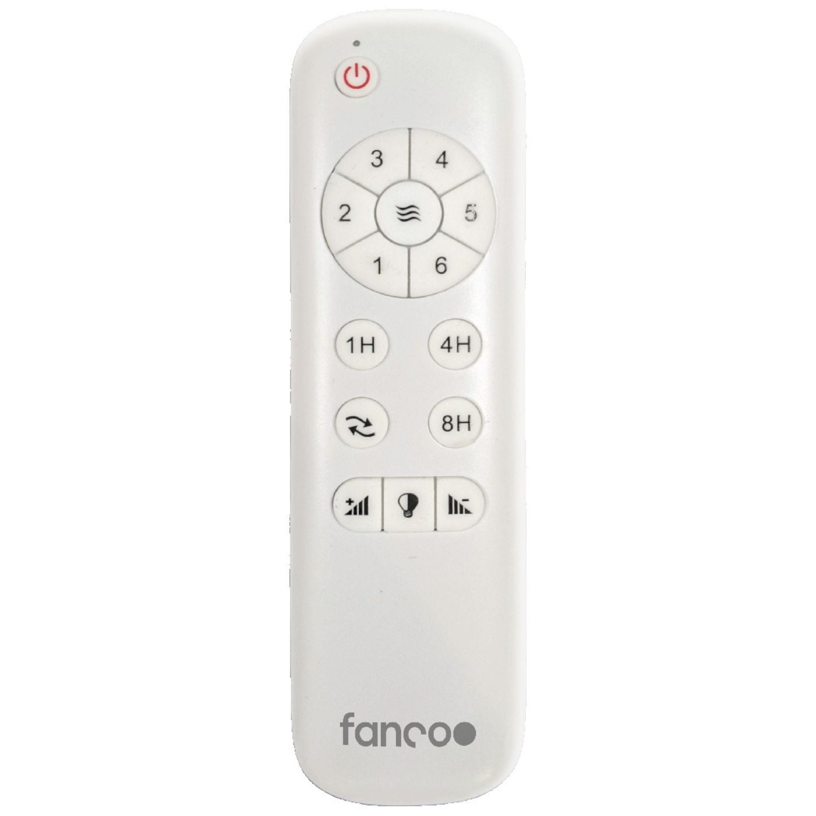 Remote Fanco Flow 52'' (132cm) DC Ceiling Fan with LED Light - White KF0151/101A - The Blue Space