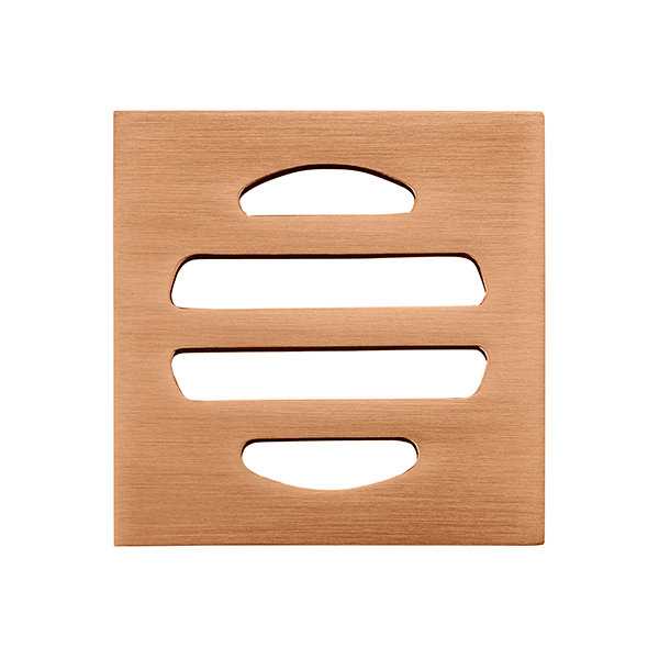 Meir Square Floor Grate Shower Drain 50mm Outlet Lustre Bronze