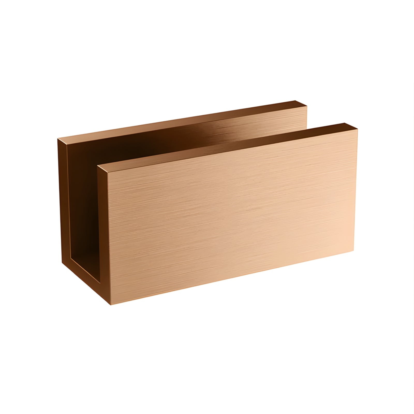 Meir Glass Fixing U Bracket Lustre Bronze MGA03N-PVDBZ - The Blue Space