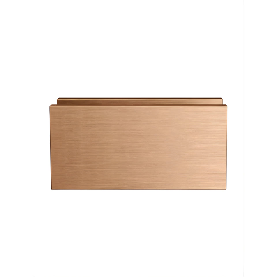 Meir Glass Fixing U Bracket Lustre Bronze