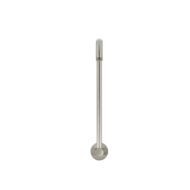 Front Meir High Rise Shower Arm Brushed Nickel MA11-PVDBN - The Blue Space