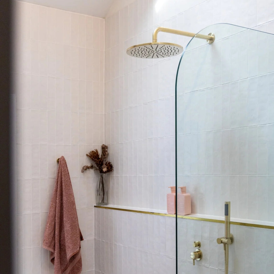 Meir Round Shower Rose 300mm Tiger Bronze