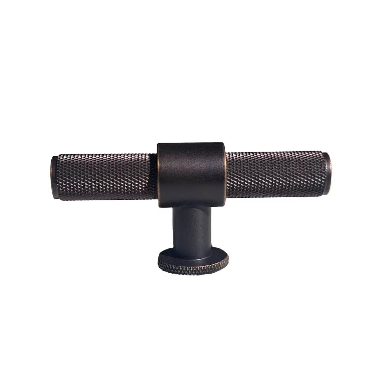 Momo Handles Belgravia 82mm Knurled T Knob Dark Bronze BLG082.DKB - The Blue Space