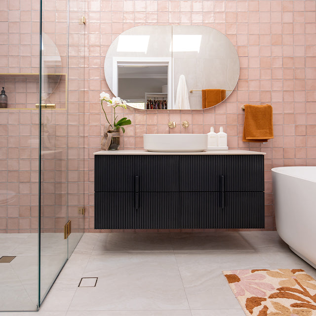 Lifestyle Nero 100mm Square Tile Insert Floor Waste 50mm Outlet Brushed Gold NRFW006BG - The Blue Space