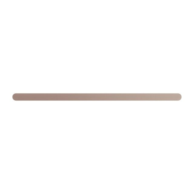 Nero Bianca Single Towel Rail 600mm Brushed Bronze