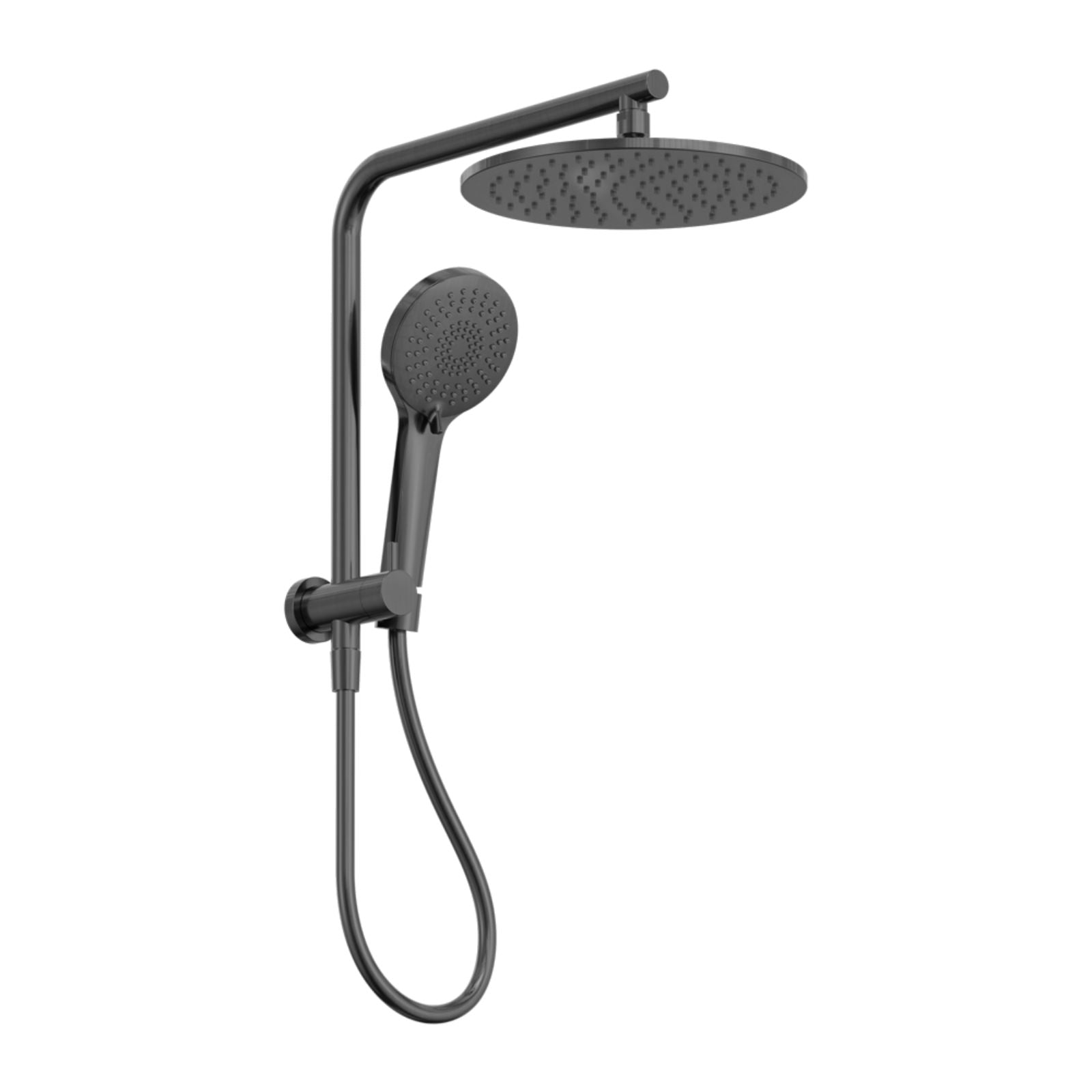 Nero Mecca 2 in 1 Twin Shower Gun Metal NR250805EGM - The Blue Space