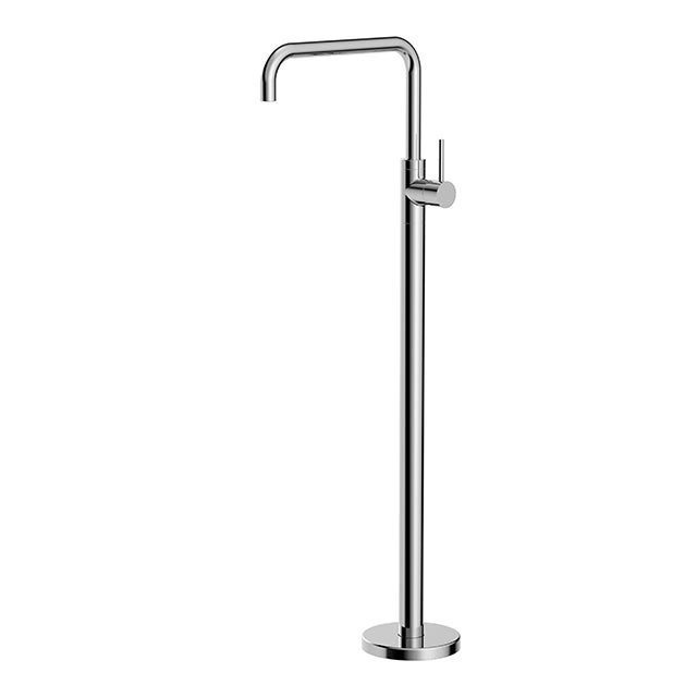 nero mecca freestanding bath mixer square shape chrome | The Blue Space