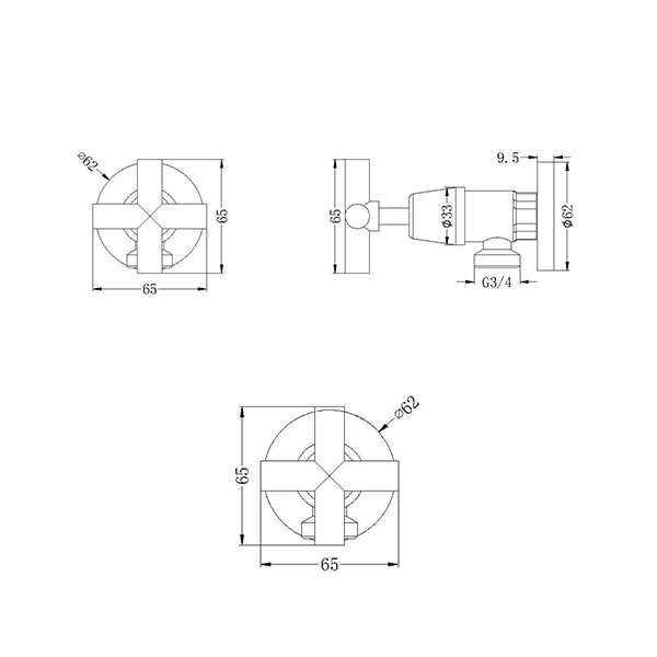 Nero X Plus Washing Machine Stops Technical Drawing - The Blue Space