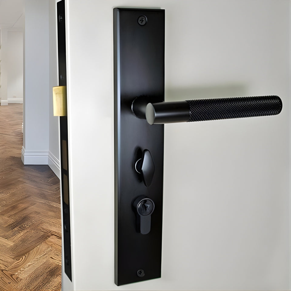 Nidus Knurled Domici Matte Black Ozi-1 Lock Combo