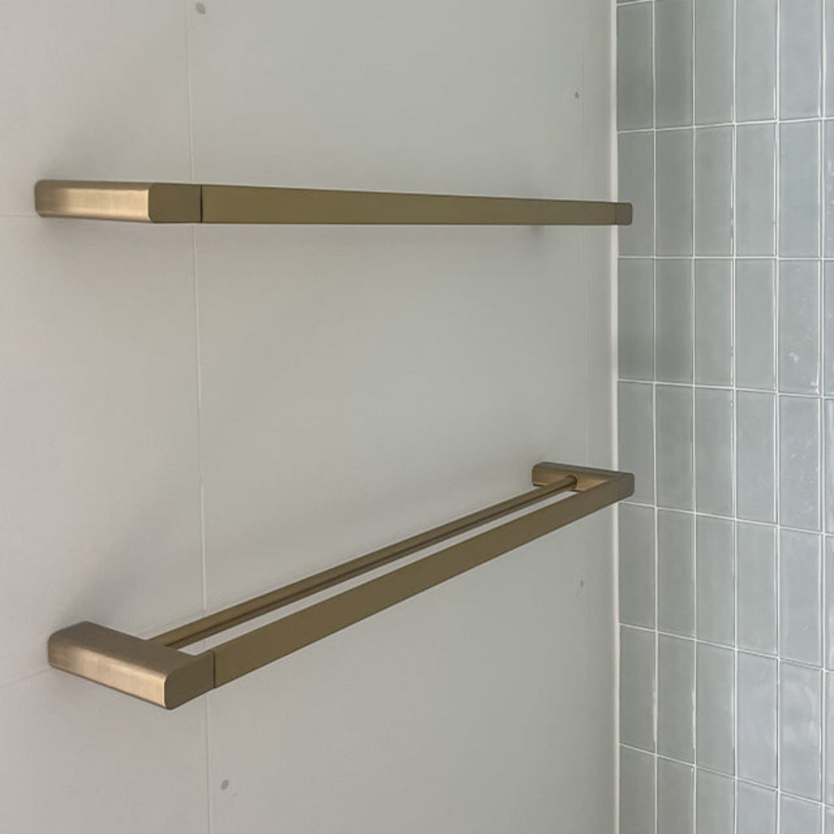 Lifestyle Pale Green Dianna Hand Made Subway Tile 75 x 150 x 9mm Spanish Ceramic - The Blue Space