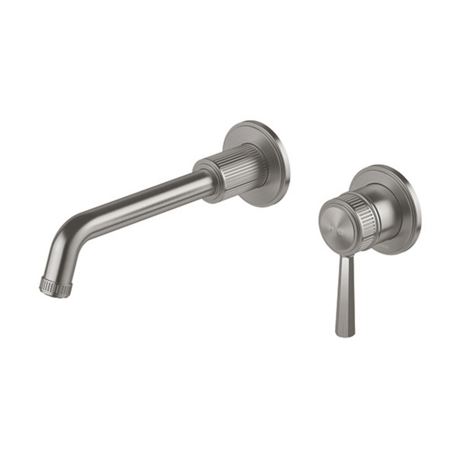 Phoenix Wiltern SwitchMix Wall Basin / Bath Mixer Set 190mm (Fit-Off Kit Only) - Brushed Carbon 144-2812-31-1 - The Blue Space